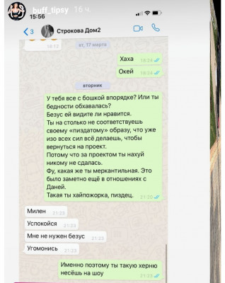 Война Татьяны Строковой и Милены Безбородовой